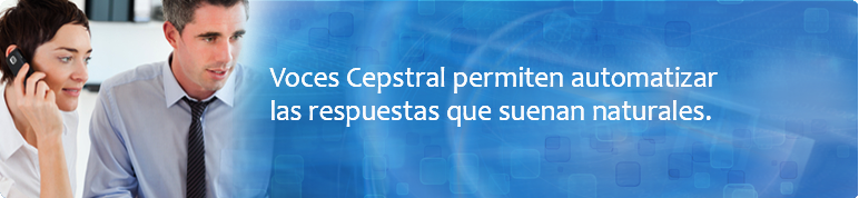 Voces Cepstral permiten automatizar las respuestas que suenan naturales.